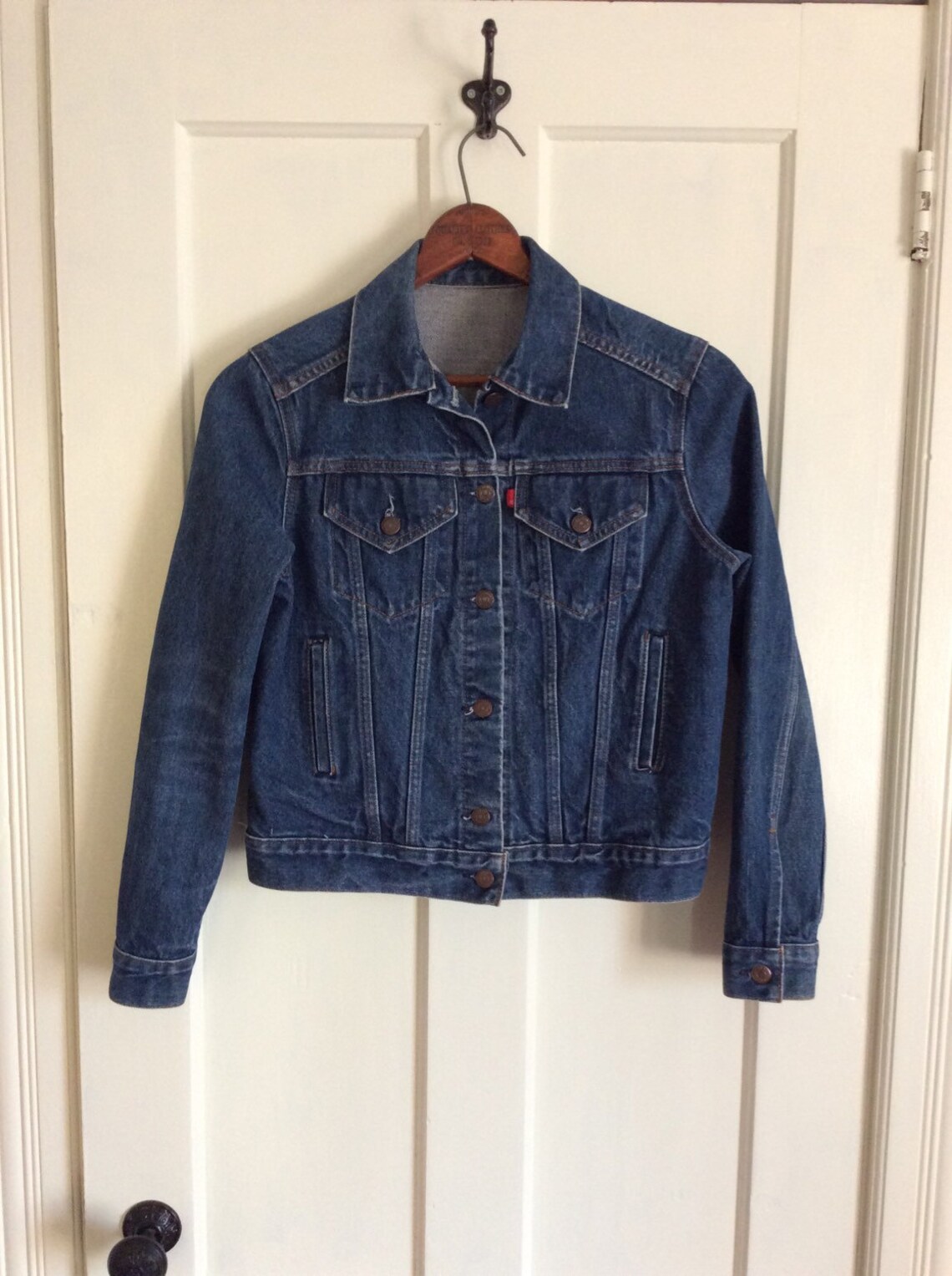1980s Women's Levi's 4 Pocket Denim Blue Jean Jacket | Etsy