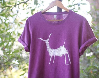 Deer, XL Plum, 100% recycled, organic, ethical