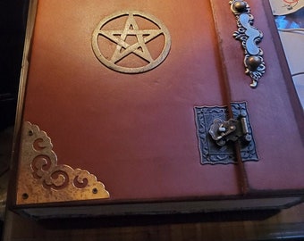 Book of Shadows Altar COVEN'S Book of Shadows Rustic Book of Shadows old spells Witch Book antique style Old book blessing