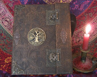 In color book of shadows book Grimoire Wicca witchcraft spells Great to add your own downloads or PDF pages