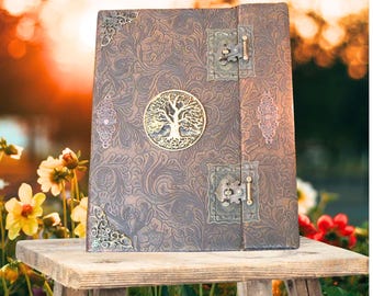 In color book of shadows book Grimoire Wicca witchcraft spells Great to add your own downloads or PDF pages