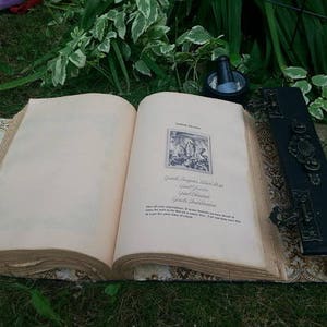 Fioletowa Zamknięta Księga Cieni: Grimoire w Stylu Zaczarowanym zdjęcie 3