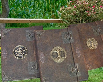 3 Book Set Book of Shadows/Book of Spells/Book of Herbs Learn Wicca Practice Spells  grimoire Witch Practical  White Magic