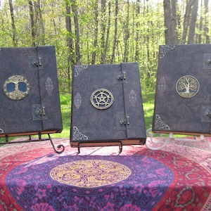 3 Book Set Book of Shadows/Book of Spells/Book of Herbs Learn Wicca Practice Spells  grimoire Witch Practical  White Magic