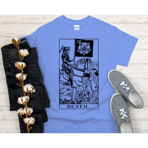 Tarot Card Shirt Tod Original Rider Waite Tarot Karte Bild