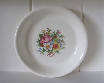 Vintage Petit Point Blumen Tortenplatte Backform - Bake-Rite - Muster HAR63 von Harker (kein Verschnitt) - Eingestellt - Nadelspitze