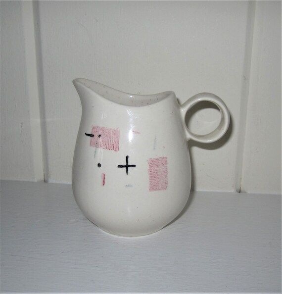 Vintage Metlox Vernon Ware Tickled Pink Creamer California Etsy Vintage Metlox Vernon Ware Tickled Pink Creamer California Etsy
