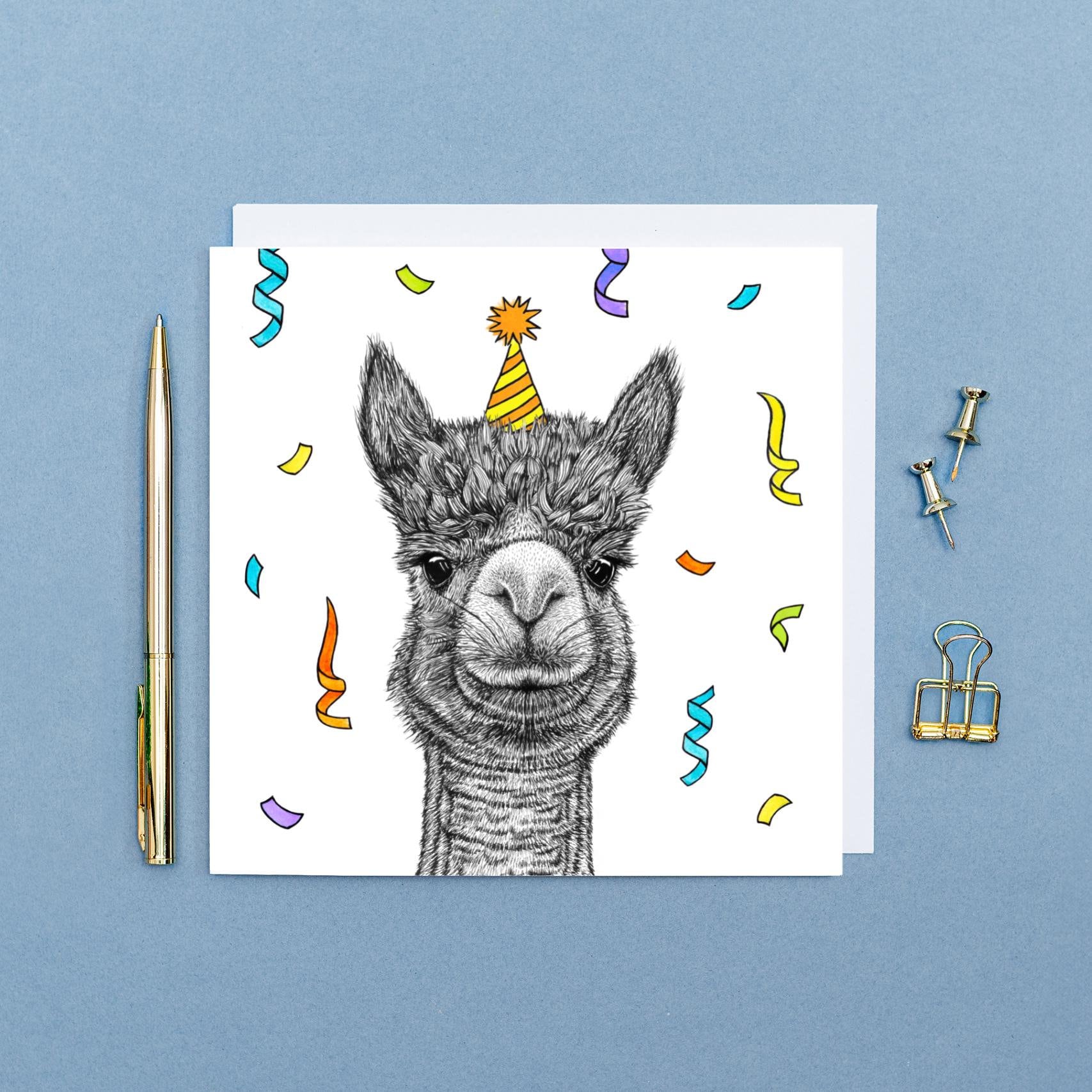 Carte D'invitation Anniversaire à Gratter - Animaux De La Forêt