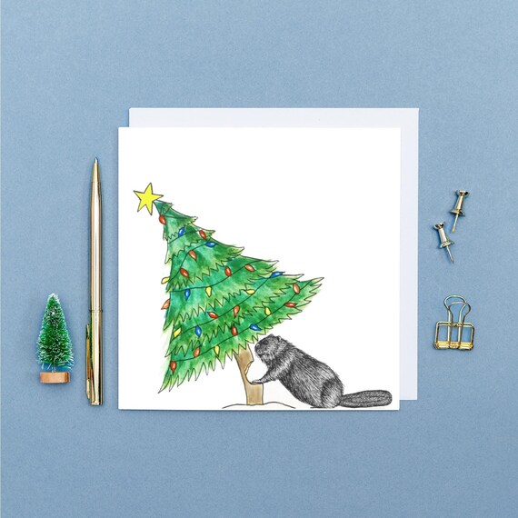Lustige Weihnachtskarte Für Erwachsene – Witziges Design, Innen Leer, 14,8x14,8 Cm