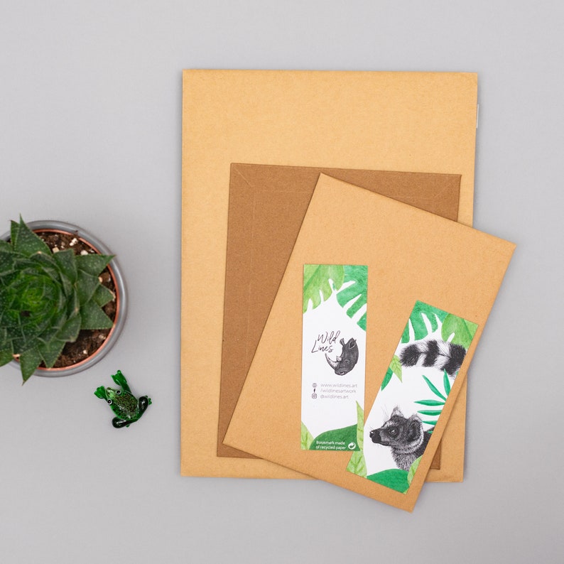 Silverback gorilla birthday card // Animal art birthday cards for him // Birthday card for men // Hand drawn birthday card // Cards for dad image 6