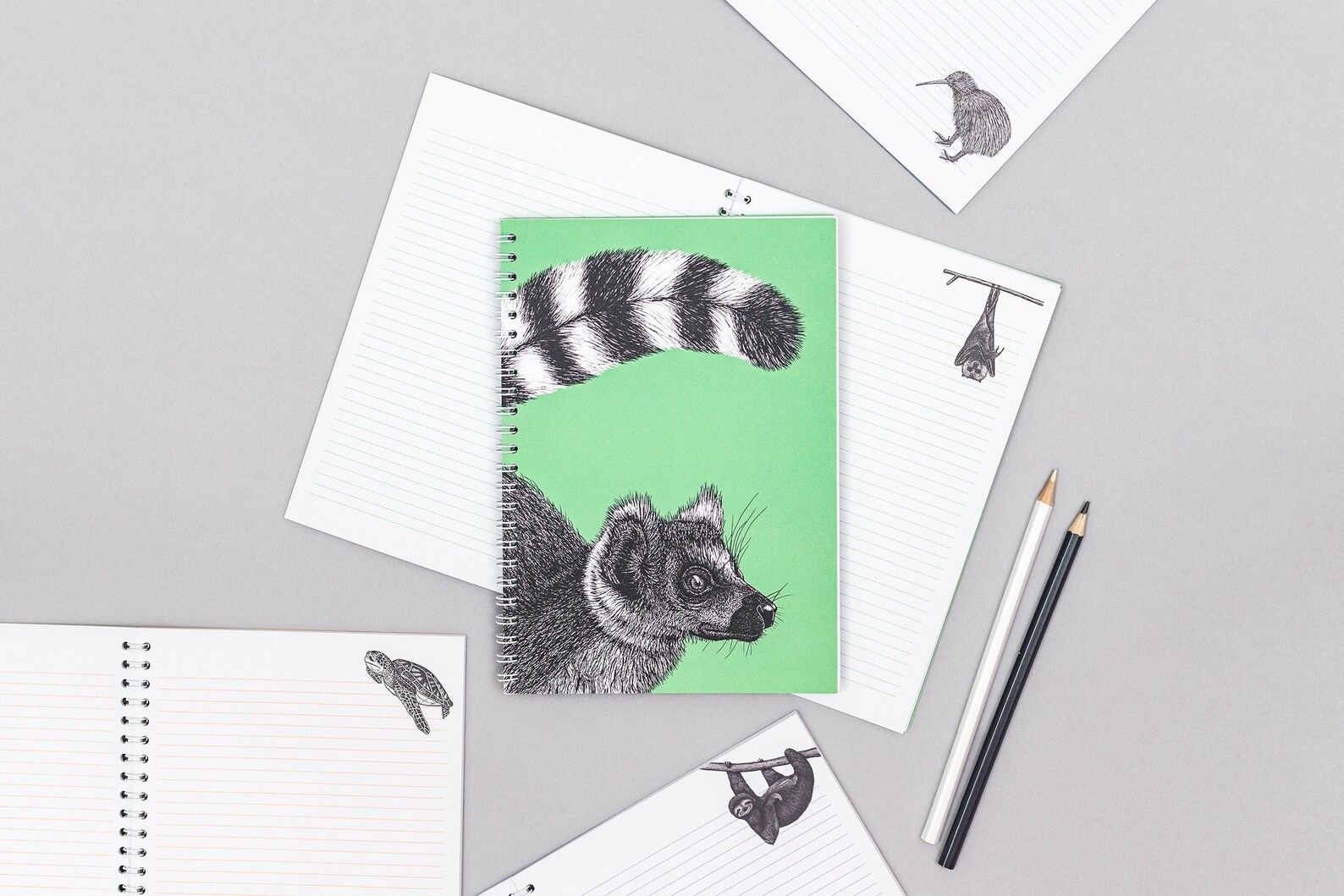 A5 lemur notebook