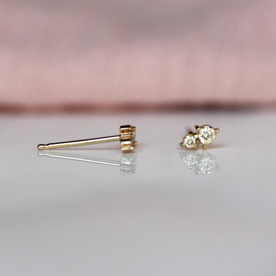 Dainty Ivy Flower Earrings | Caitlyn Minimalist