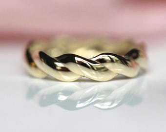 Gold Twisted 4.8mm Band (14K or 10K)