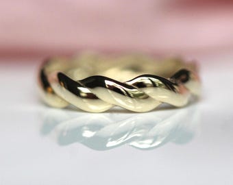 Gold Twisted 4.8mm Band (14K or 10K)