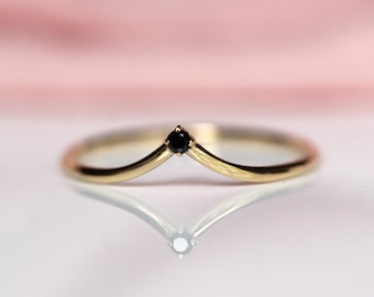 Diamond Swoop Ring