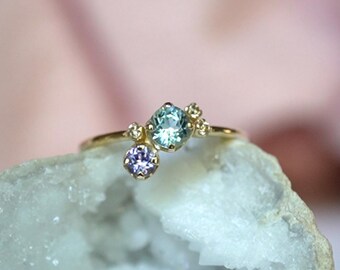 "Garden" Cluster Ring
