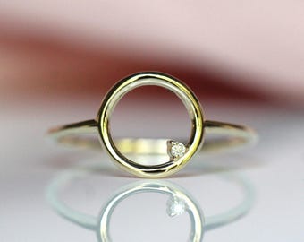 Open Circle Ring