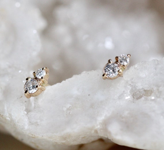 Buy Clover Petal Diamond Stud Earrings Online | CaratLane