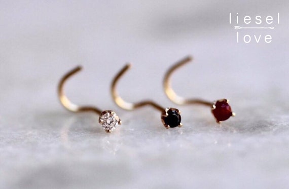 14 karat gold nose on sale stud