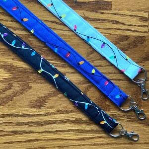 Christmas Lights Lanyard