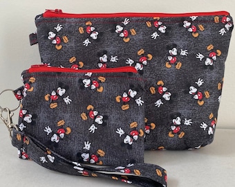 Mickey Zipper pouch and/or Wristlet