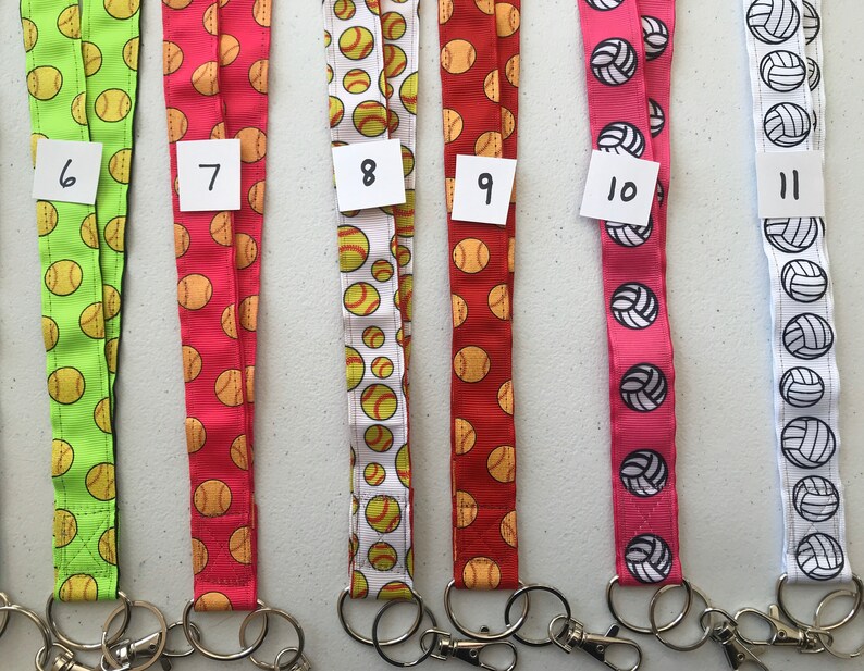 Sport Lanyards for Keys or Id Etsy