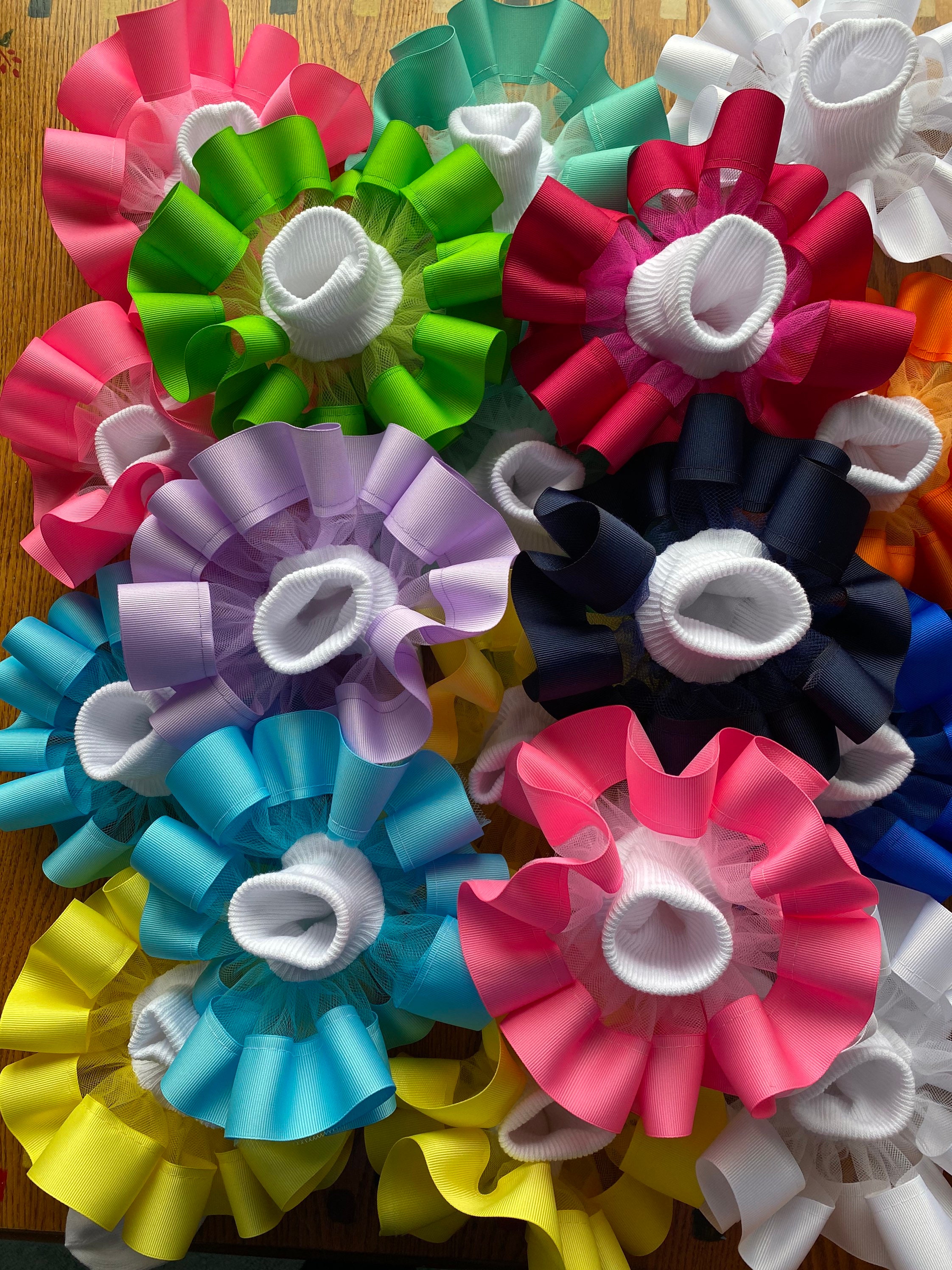 Ruffled Ribbon Socks Etsy