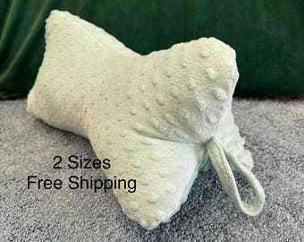 Free shipping-Neck Bone Pillow-Light Green