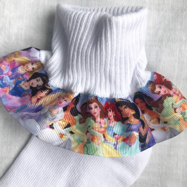 Princess ribbon ruffled socks