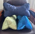 Free shipping-Neck Bone Pillow-Brocade Satin