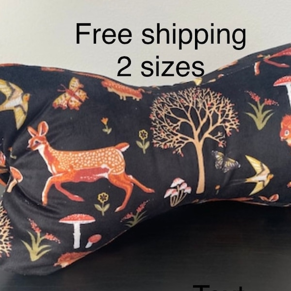 Free shipping - Neck Bone Pillow-Woodland Animals