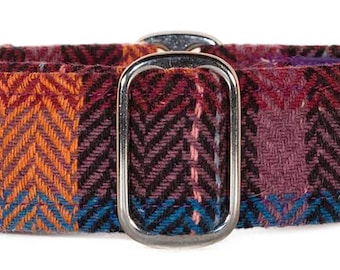 Noddy & Sweets Adjustable Martingale Collar [1", 1.5", 2" Tweed Skye]