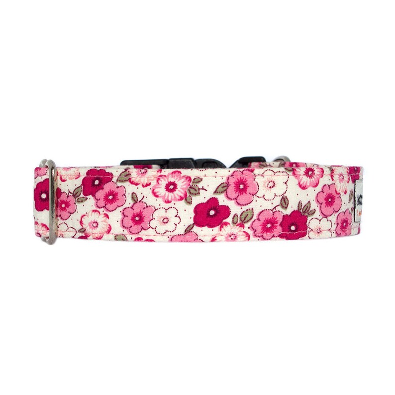Noddy & Sweets Adjustable Clasp Dog Collar With Flower Etsy