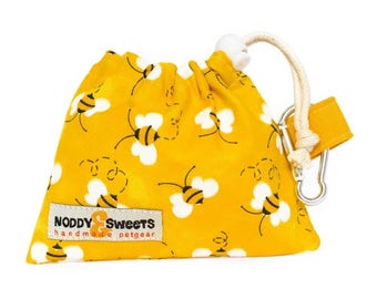 Noddy & Sweets Treat Bag/Poop Bag Dispenser [Bumble Bees]