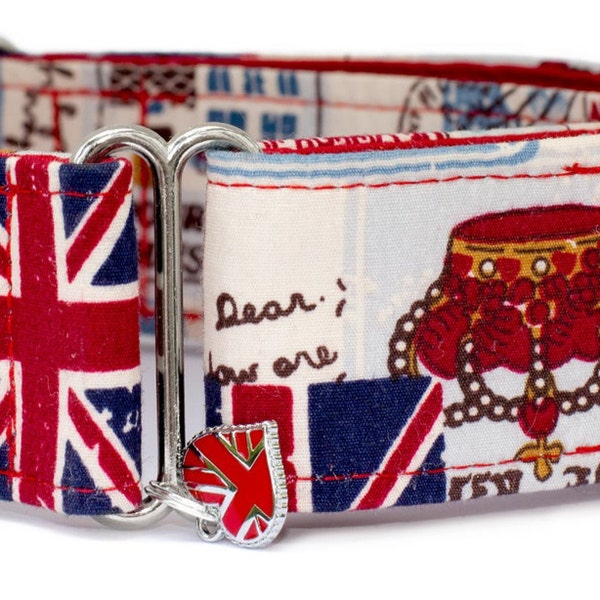 Noddy & Sweets Adjustable Martingale Collar [1", 1.5", 2" Homeland GB]