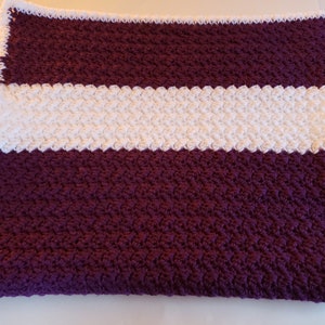 Lap Blanket - Lapghan - Prayer Blanket - Crochet Blanket - Baby Blanket - Wheelchair Blanket - Throw