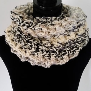 Infinity Scarf Scottish Inspired Scarf, Cowl Scarf, Claire Infinity Scarf, Scarves for Women, Crochet Handmade, Unisex Scarf, image 1