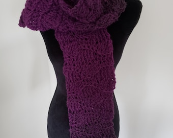 Écharpe - grosse écharpe, écharpe tour de cou, écharpe unisexe, écharpe au crochet, fait main, cadeau pour elle, écharpe d'hiver