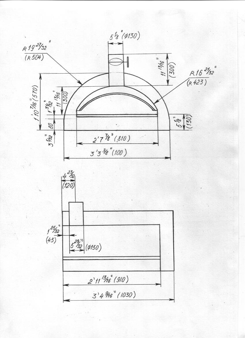 Steel Pizza Oven Plans Etsy Australia