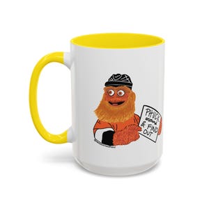 Funny Gritty Coffee Mug, "Phuck Around and Find Out" Gritty – Philly Hockey Fan Gift image 5