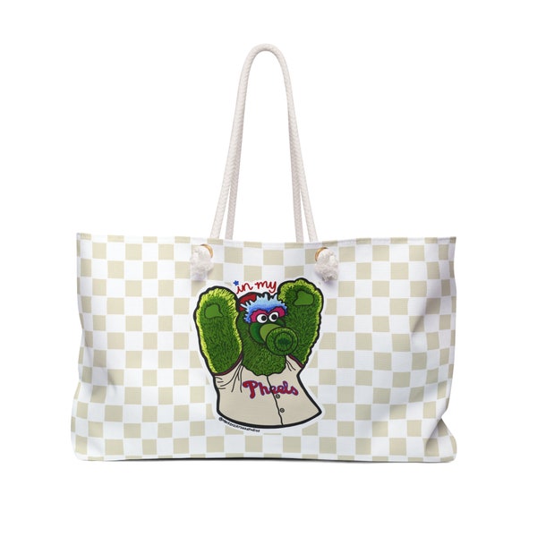 Philadelphia Phillies Phanatic Weekender Tote Bag - 'In My Pheels' Design