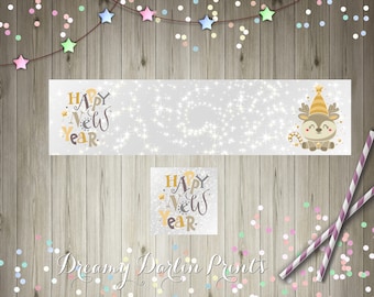 Happy New Year's Shop Graphics, Facebook, Etsy Set, New Year Etsy Cover, Blank/DIY, Instant Download!