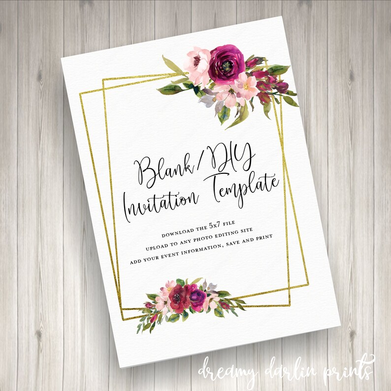 Blank Invitation Template from i.etsystatic.com