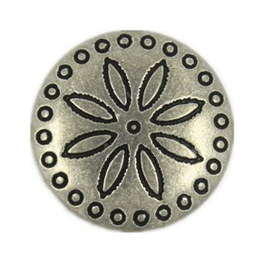 Metal Saucer Shank Buttons - Stonemountain & Daughter Fabrics