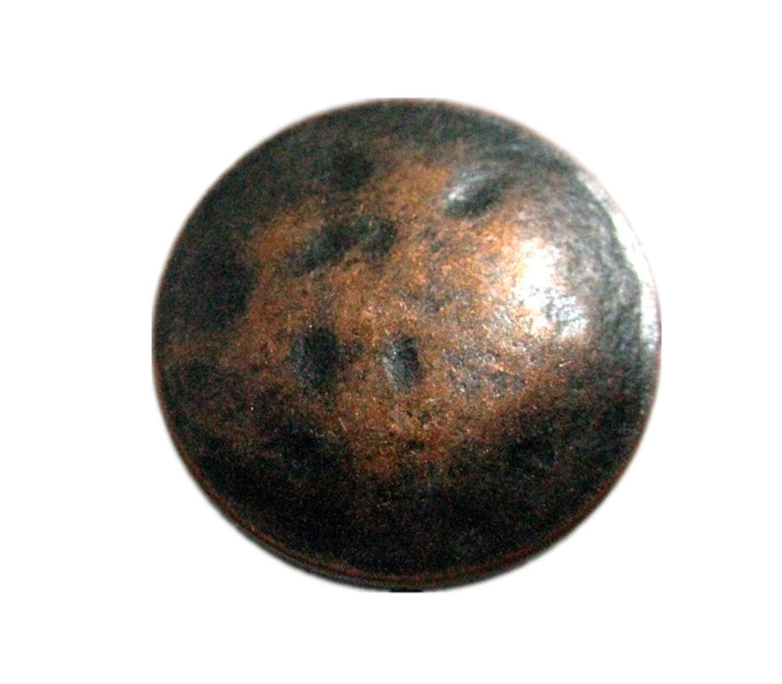 Metal Buttons Antique Copper Metal Shank Buttons 15mm - Etsy