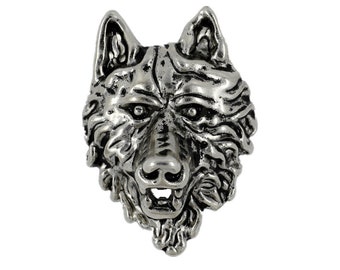 Wolf Concho Silver Metal Rivet Set - 40mm - 1 9/16 inch - 1 piece