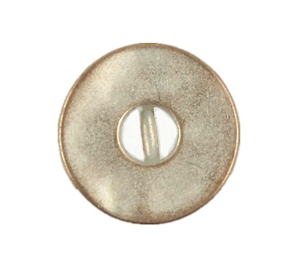 Sewing Gem - Alloy Shank Button - 18mm - Multiple Colours Available