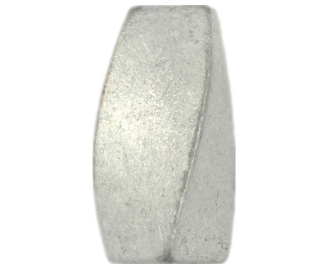 Metal Buttons - Twisted Cuboid Retro Silver Metal Shank Buttons - 15mm - 5/8 inch - 6 pcs