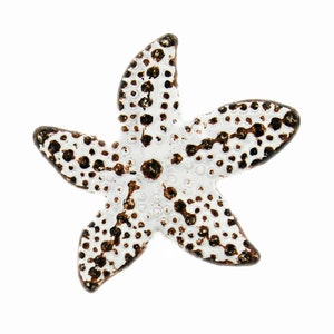 Seastar Metal Buttons - Seastar White Rust Metal Shank Buttons - 19mm - 3/4 inch - 3 pcs