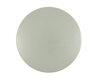 Large Metal Buttons - Gray Metal Shank Buttons - 38mm - 1 1/2 inch - 2 pcs